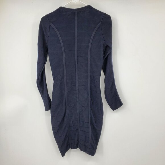 Venus Zip Up Bodycon‎ Long Sleeve Dark Fairy Grunge Goth Women's Dress Small - Picture 2 of 12